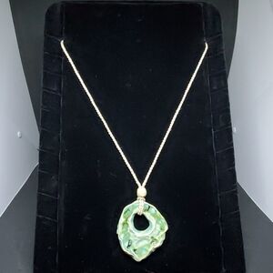 LF Teal Clay Necklace